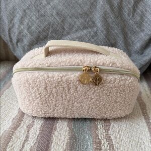 Cream Sherpa Cosmetic Bag - #2